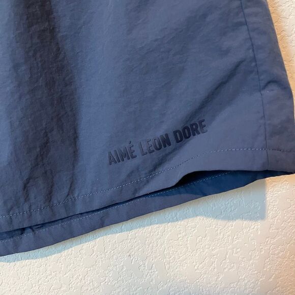 Aime Leon Dore Navy Blazer Blue Core Nylon Activewear Shorts Men's Size XL - Picture 3 of 5